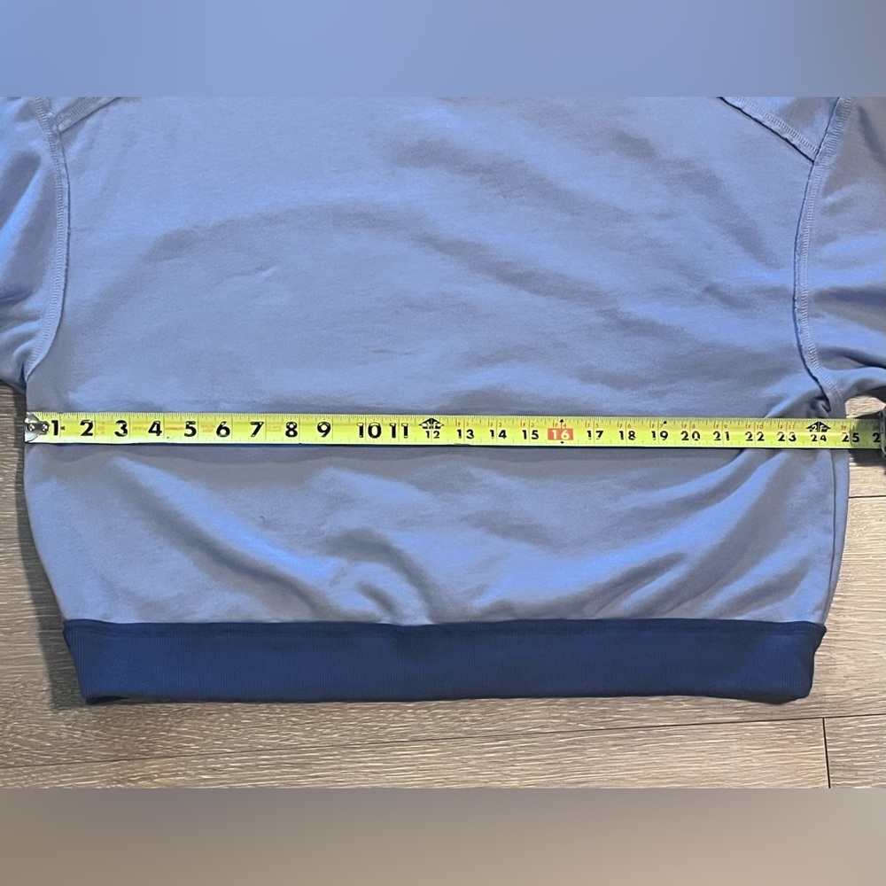3/4 Sleeve Oversized Cropped Crewneck Sweatshirt - Picture 6 of 8